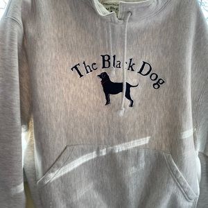 Over sized men’s small the black dog sweatshirt